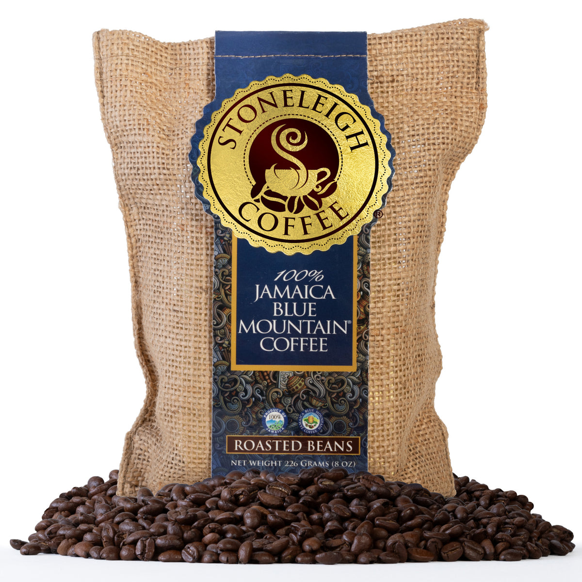 Stoneleigh 100% Jamaica Blue Mountain Coffee Whole Beans 8oz