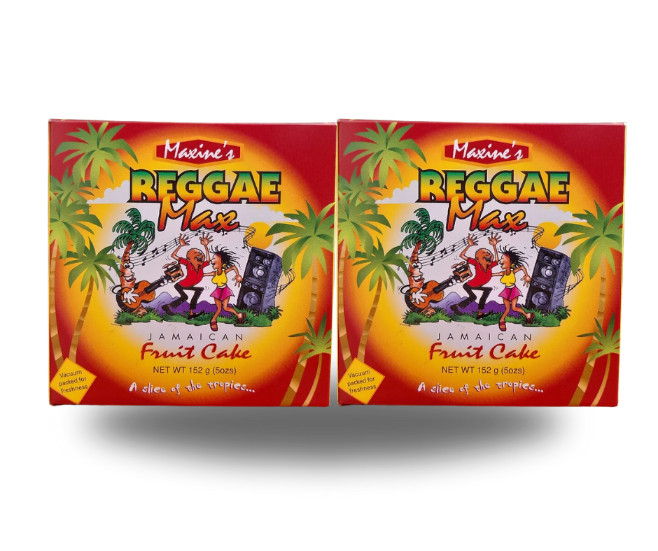 Maxine Reggae Max Jamaican Fruit Cake 5oz Pack of 2