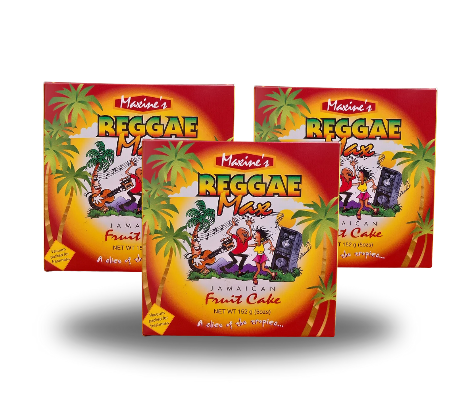 Maxine Reggae Max Jamaican Fruit Cake 5oz Pack of 2