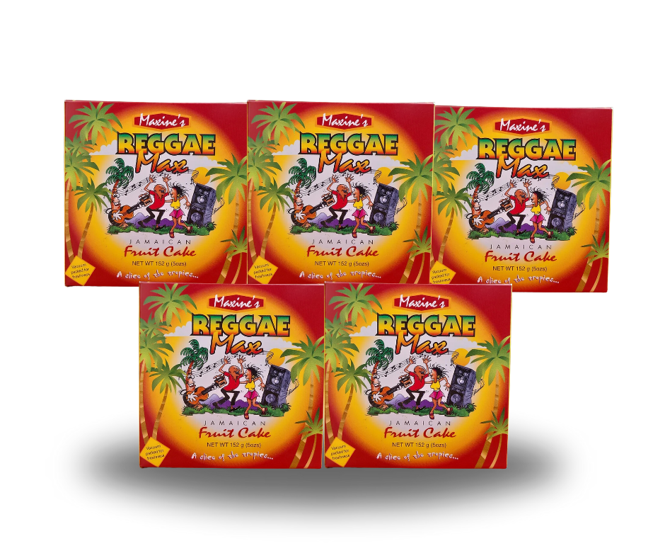 Maxine Reggae Max Jamaican Fruit Cake 5oz Pack of 2