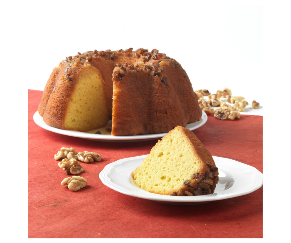 TORTUGA Caribbean Original Rum Cake with Walnuts – 16 oz. - The Perfect Premium Gourmet Gift