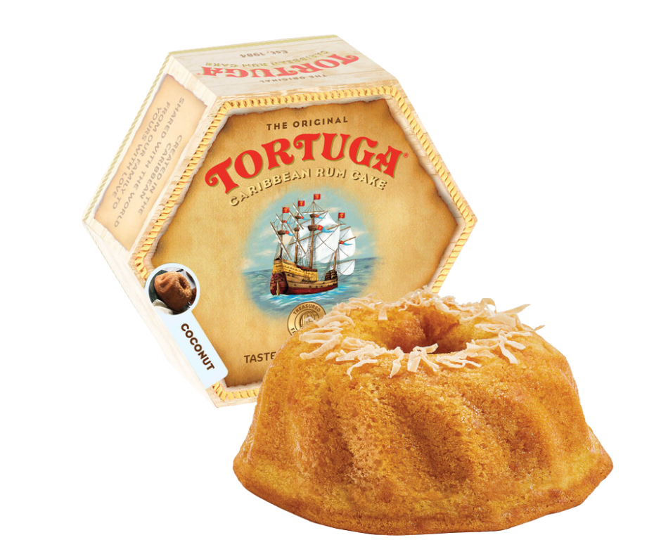 Tortuga Caribbean Coconut Rum Cake 32oz  - The Perfect Premium Gourmet Gifts