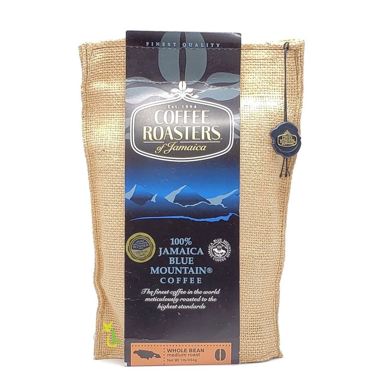 Coffee Roasters of Jamaica - 100% Jamaica Blue Mountain Whole Beans 16oz (FREE 2 DAY  SHIPPING)