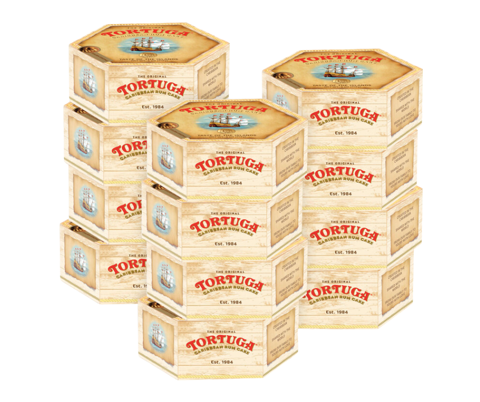 Tortuga Original Caribbean Rum Cake (Economy Case Pack) 4 Oz Box (Pack of 12)