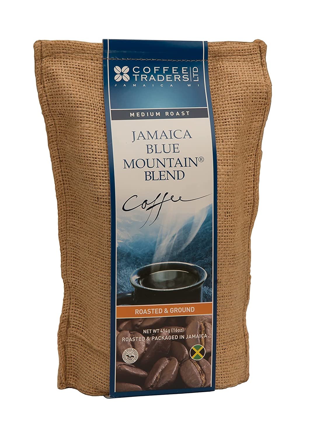 Coffee Traders Blue Mountain Coffee Blend Grounds 16oz